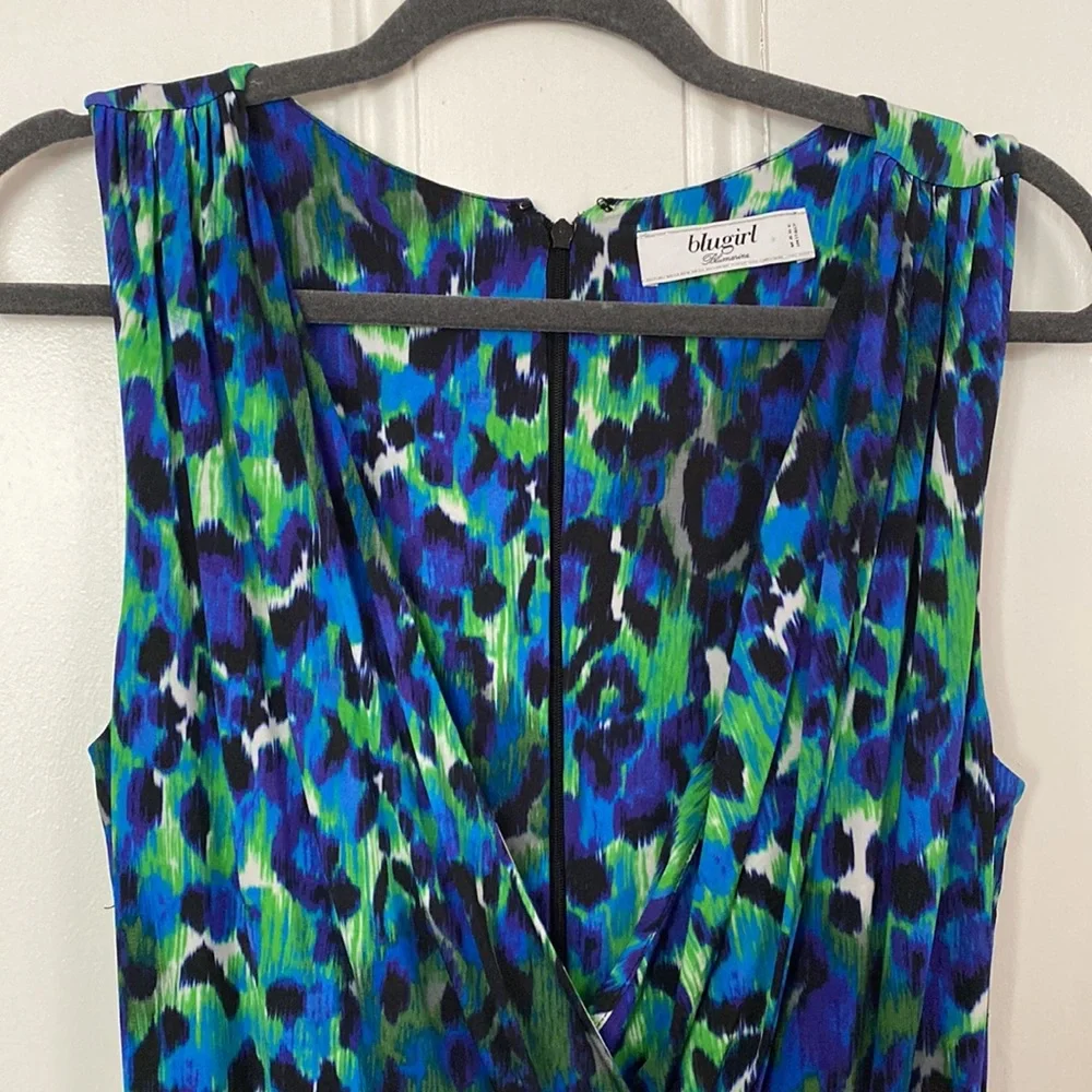 Blumarine Animal print dress size 10 - Picture 4 of 9